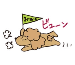 The world's cutest poodle sticker #4806262