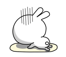 White rabbit of Chiro-chan sticker #4806360