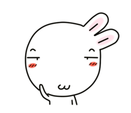 White rabbit of Chiro-chan sticker #4806361