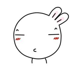 White rabbit of Chiro-chan sticker #4806363