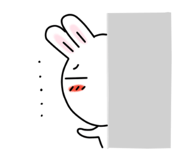 White rabbit of Chiro-chan sticker #4806370