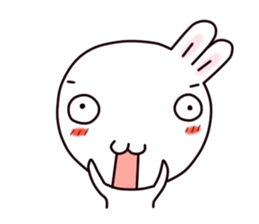 White rabbit of Chiro-chan sticker #4806371