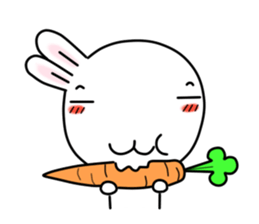 White rabbit of Chiro-chan sticker #4806372