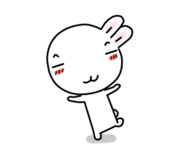 White rabbit of Chiro-chan sticker #4806373