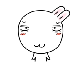 White rabbit of Chiro-chan sticker #4806375