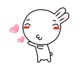 White rabbit of Chiro-chan sticker #4806376