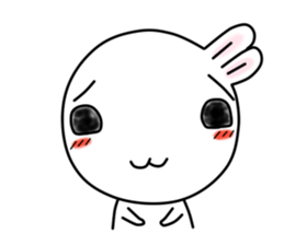 White rabbit of Chiro-chan sticker #4806378