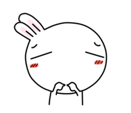 White rabbit of Chiro-chan sticker #4806381