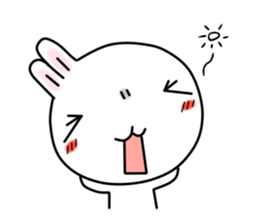 White rabbit of Chiro-chan sticker #4806383
