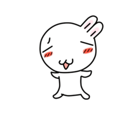 White rabbit of Chiro-chan sticker #4806388