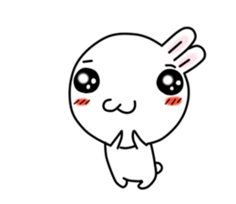 White rabbit of Chiro-chan sticker #4806389