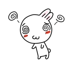 White rabbit of Chiro-chan sticker #4806390