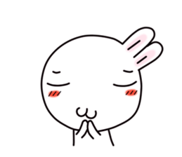 White rabbit of Chiro-chan sticker #4806391