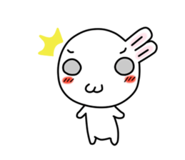 White rabbit of Chiro-chan sticker #4806392