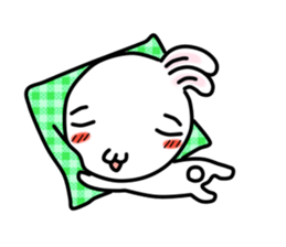 White rabbit of Chiro-chan sticker #4806396