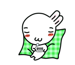 White rabbit of Chiro-chan sticker #4806397