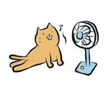 Funny cat and human sticker #4806783