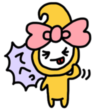 Ribbon-chan.Sometimes Flower-chan. sticker #4807721