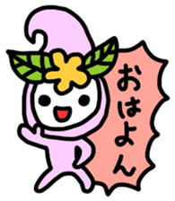 Ribbon-chan.Sometimes Flower-chan. sticker #4807722