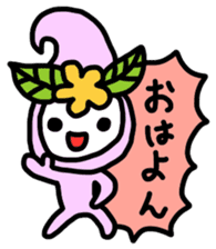Ribbon-chan.Sometimes Flower-chan. sticker #4807722