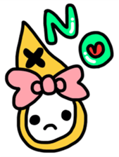 Ribbon-chan.Sometimes Flower-chan. sticker #4807730