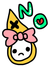 Ribbon-chan.Sometimes Flower-chan. sticker #4807730