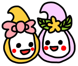 Ribbon-chan.Sometimes Flower-chan. sticker #4807736