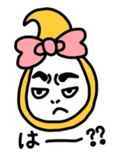 Ribbon-chan.Sometimes Flower-chan. sticker #4807738