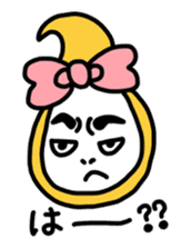 Ribbon-chan.Sometimes Flower-chan. sticker #4807738