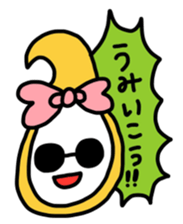 Ribbon-chan.Sometimes Flower-chan. sticker #4807739