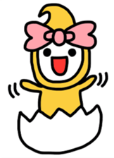 Ribbon-chan.Sometimes Flower-chan. sticker #4807740