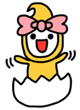 Ribbon-chan.Sometimes Flower-chan. sticker #4807740