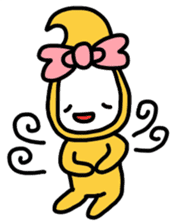 Ribbon-chan.Sometimes Flower-chan. sticker #4807743