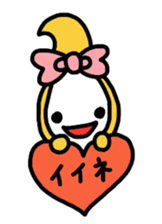 Ribbon-chan.Sometimes Flower-chan. sticker #4807744