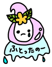 Ribbon-chan.Sometimes Flower-chan. sticker #4807748