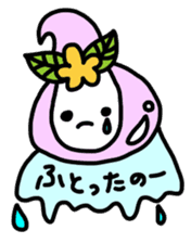Ribbon-chan.Sometimes Flower-chan. sticker #4807748