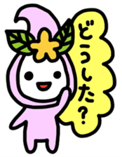 Ribbon-chan.Sometimes Flower-chan. sticker #4807754