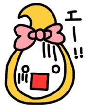 Ribbon-chan.Sometimes Flower-chan. sticker #4807755