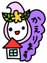 Ribbon-chan.Sometimes Flower-chan. sticker #4807757