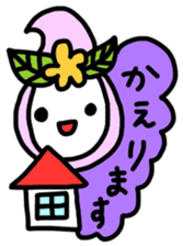 Ribbon-chan.Sometimes Flower-chan. sticker #4807757