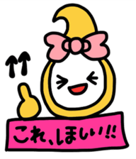 Ribbon-chan.Sometimes Flower-chan. sticker #4807758
