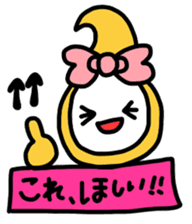 Ribbon-chan.Sometimes Flower-chan. sticker #4807758