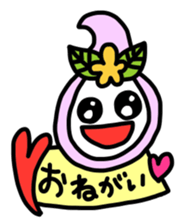Ribbon-chan.Sometimes Flower-chan. sticker #4807759