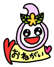 Ribbon-chan.Sometimes Flower-chan. sticker #4807759