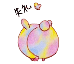 USAGI of marshmallow sticker #4808540