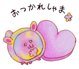 USAGI of marshmallow sticker #4808550
