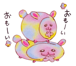 USAGI of marshmallow sticker #4808554