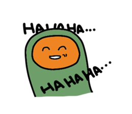 Daily life of green. sticker #4809042