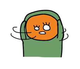 Daily life of green. sticker #4809052