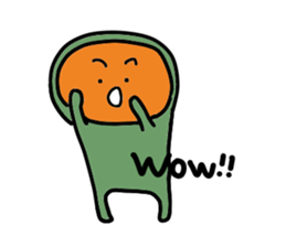 Daily life of green. sticker #4809064